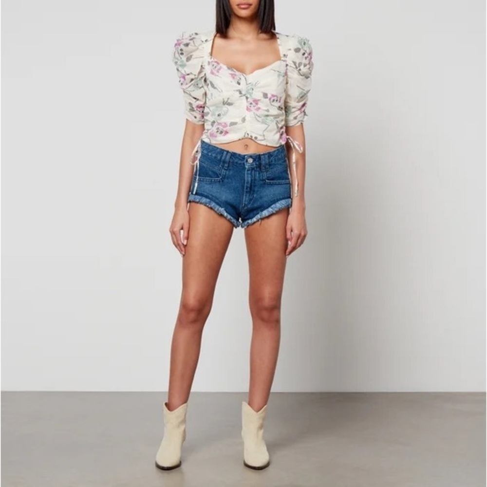 MARANT ÉTOILE Galaor floral printed top